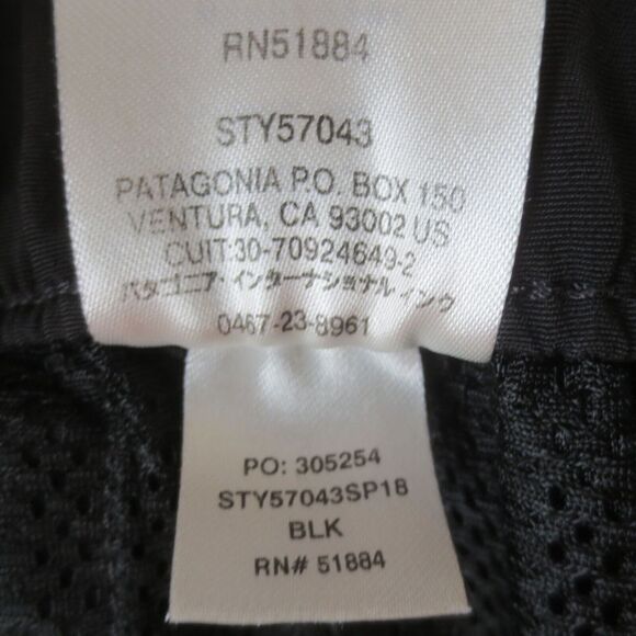 Patagonia Barely Baggies Shorts Womens Small Black Nylon Mesh Pockets Hiking - Picture 6 of 10